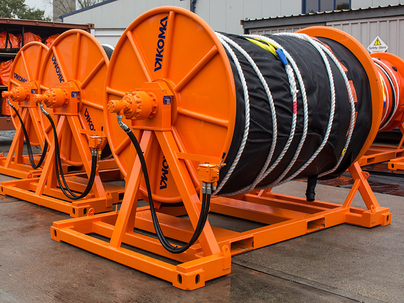 Reels for Oil Containment Booms Vikoma